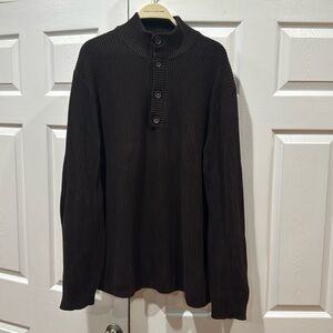 Banana Republic 4-button ribbed pullover